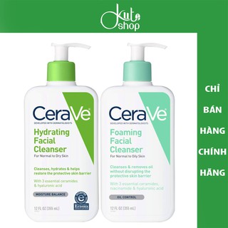 Sữa rửa mặt dịu nhẹ Cerave Foaming Facial Cleanser 355ml & 473ml