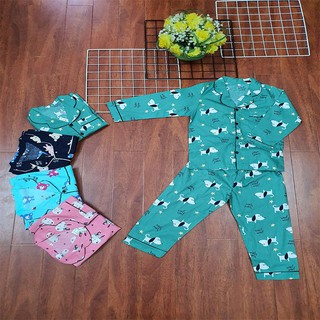 Bộ Pijama tay dài  chất đẹp, siêu thấm mồ hôi  cho bé trai và bé gái [ ẢNH THẬT TỰ CHỤP ]