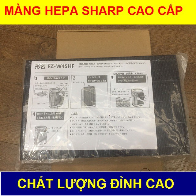 Bộ màng lọc hepa và than hoạt tính SHARP KC 45
