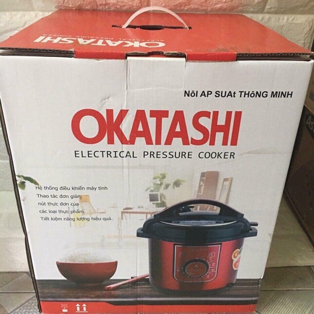 Nồi áp suất điện Okatashi 6L