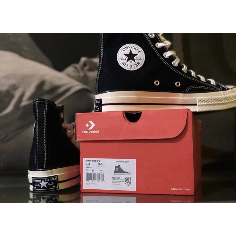 [ CHÍNH HÃNG ] giày sneaker CONVERSE CHUCK 1970s BLACK HI