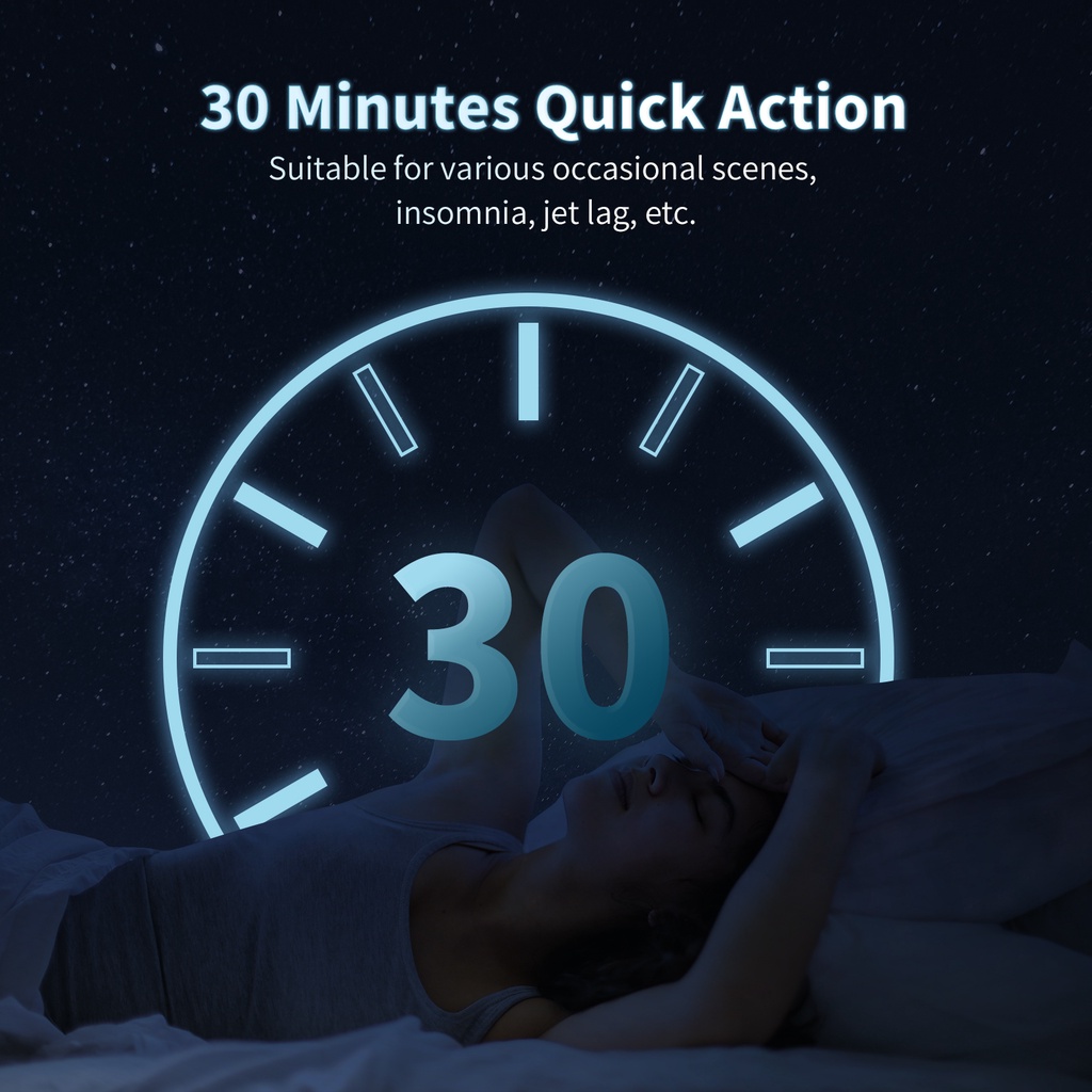 WooHopThực Phẩm Bổ Sung Giúp Ngủ Ngon Hơn Melatonin 5mg