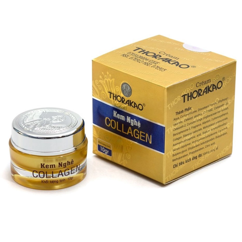 Kem nghệ collagen Thorakao - dưỡng da săn chắc 10g