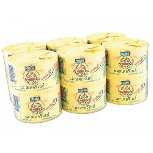 [giá hủy diệt] 1 lon sữa gấu Nestle Thái Lan 140ml(màu vàng)