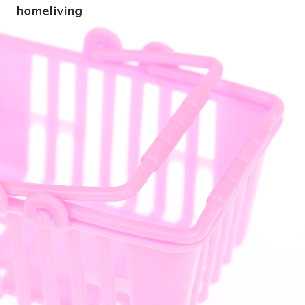 Set 2 Giỏ Mua Sắm Mini Đồ Chơi Dành Cho Nhà Búp Bê