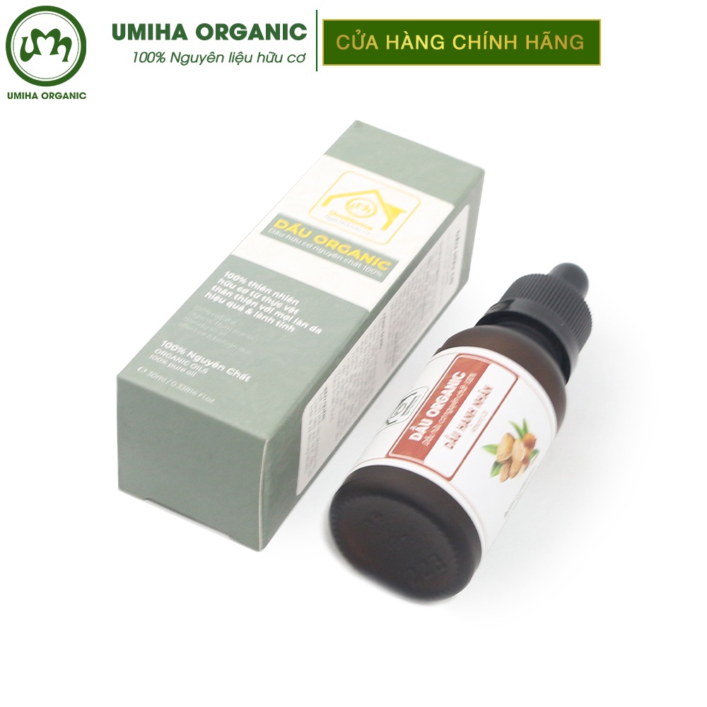 Dầu Hạnh Nhân hữu cơ UMIHA nguyên chất | Pure Almond Oil 100% Organic 10ml | BigBuy360 - bigbuy360.vn