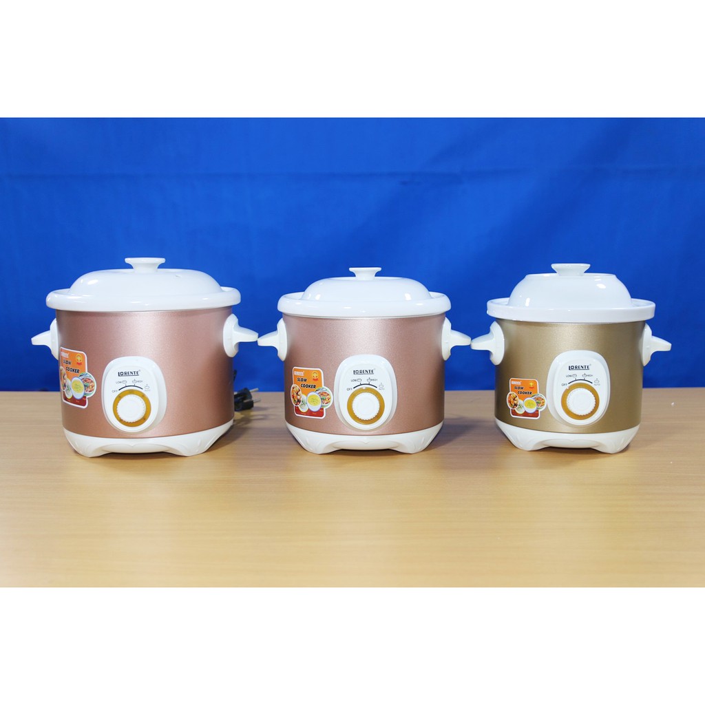 Nồi Nấu Chậm Lorente Cao Cấp, Slow Cooker Lorente, Nồi Kho Cá-Nấu Cháo Chuyên Dụng, [BẢO HÀNH 12 THÁ