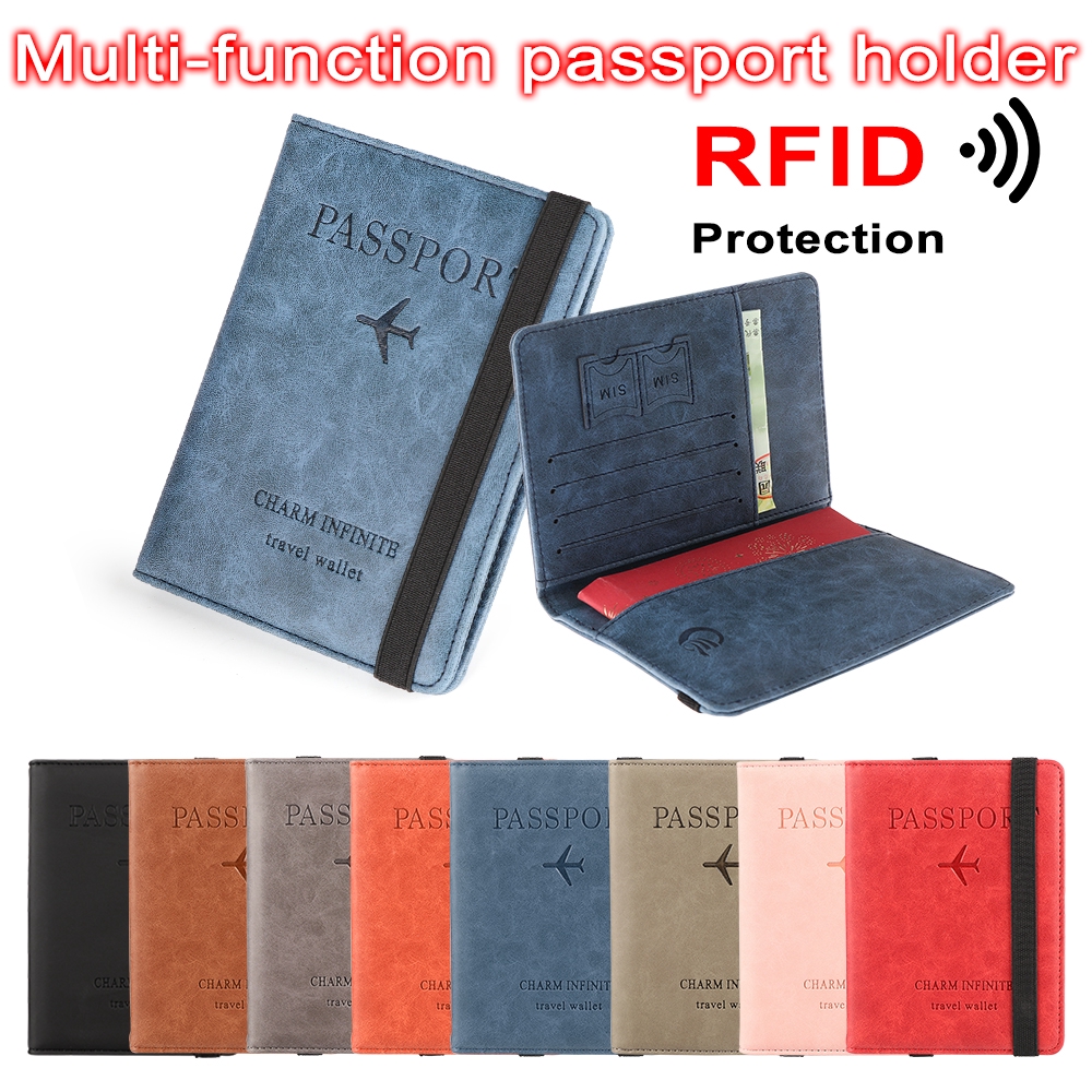 Vỏ bọc hộ chiếu đựng giấy tờ tùy thân đa năng tiện lợi