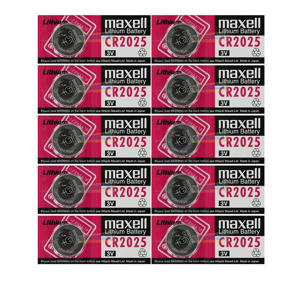 pin CR2025 maxell combo 10 viên