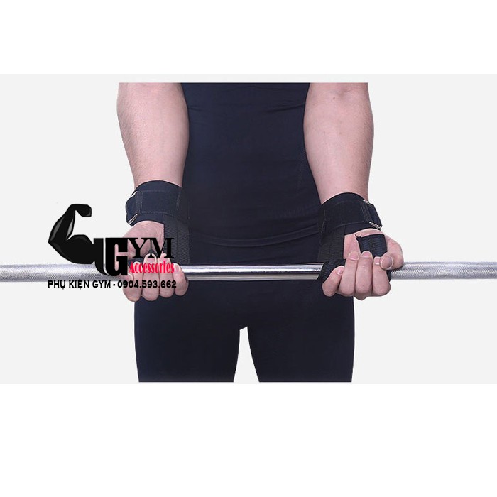 Dây kéo lưng Valeo Kèm Cuốn Cổ Tay Cao cấp Lifting Straps Valeo hỗ trợ tập thể hình, tập gym