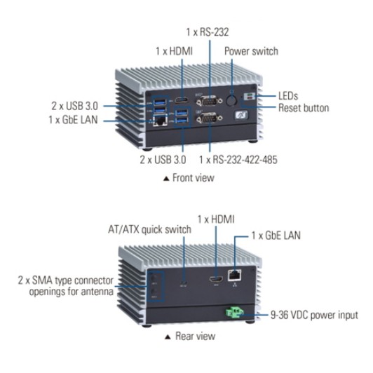 Máy tính công nghiệp eBox565-500-FL-6100U | BigBuy360 - bigbuy360.vn