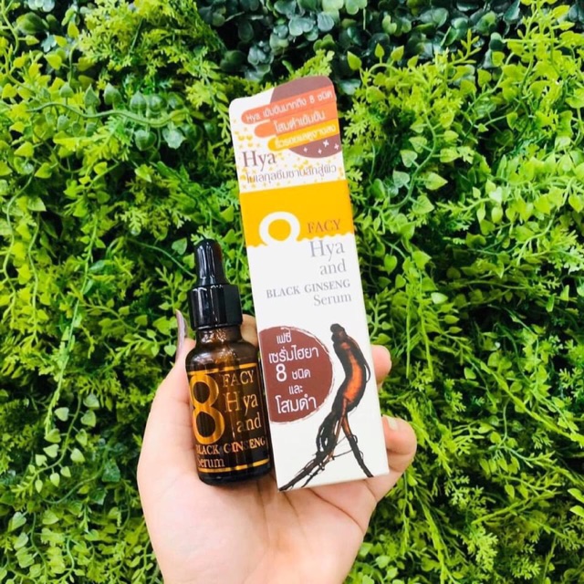 Serum cao cấp 8 Face Hya and Black Gingseng