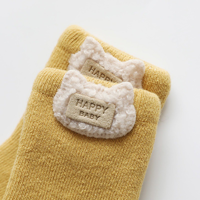Set 3 Đôi Tất Chống Trượt Cho Bé Từ 1-3 Tuổi