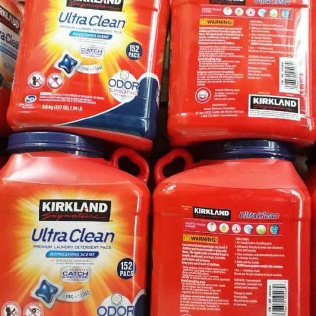 🌊🌊🌊HỘP 152 VIÊN GIẶT KIRKLAND SINGUATURE ULTRA CLEAN MỸ