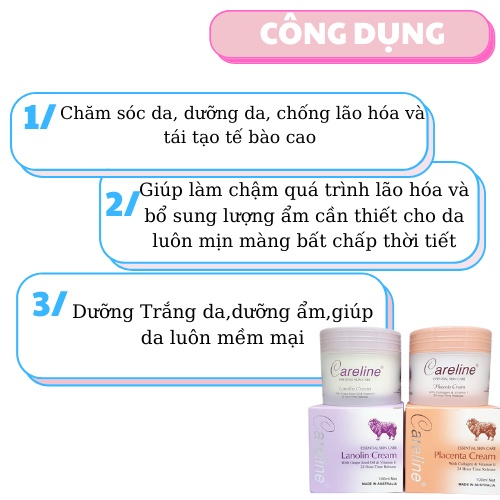 Kem Cừu Úc-Kem Nhau Thai Cừu Úc Careline | BigBuy360 - bigbuy360.vn