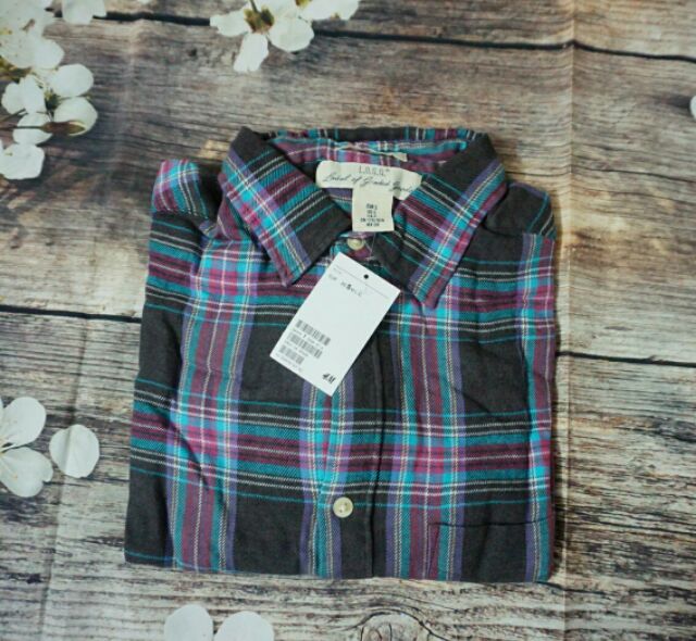 Áo sơ mi flannel HM