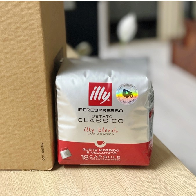 [Sẵn] Viên nén  Classico ILLY capsule cho máy X7.1 và Y3.2 (gói 18v)