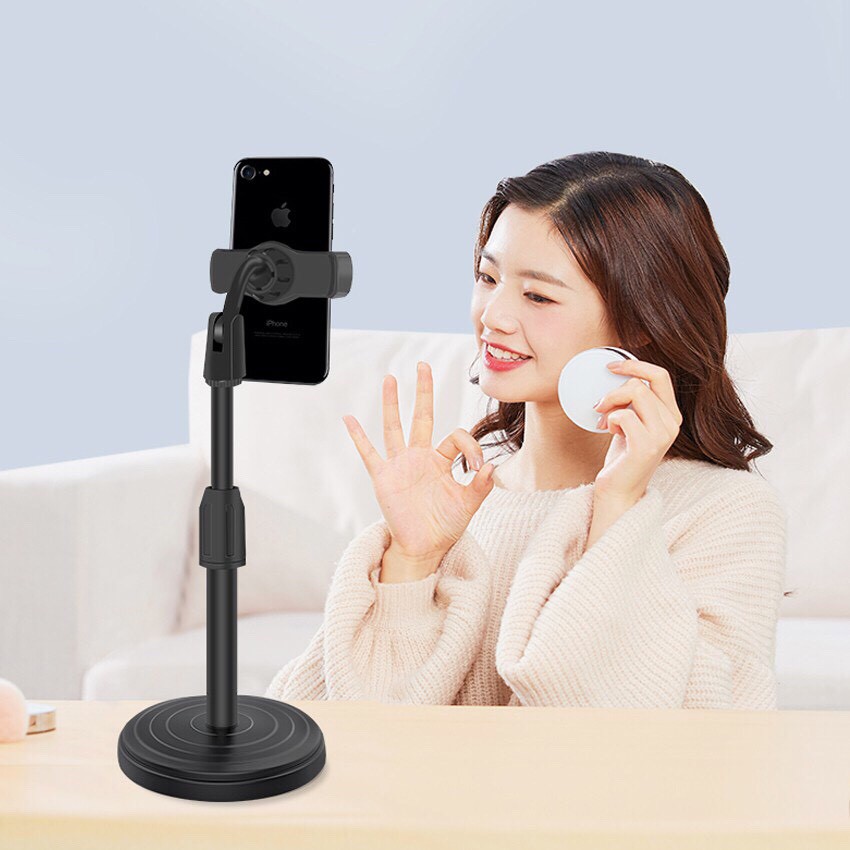 Giá đỡ điện thoại để bàn điện thoại di động giá livestream cho iPhone ipad pro mini Samsung Xiaomi Tablet PK10 Piman