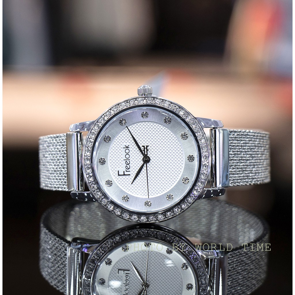 Đồng hồ thời trang nữ Freelook FL.1.10044.1 Chính hãng, Full box, Đá Swarovski sang trọng, Chống nước, Bảo hành 3 năm