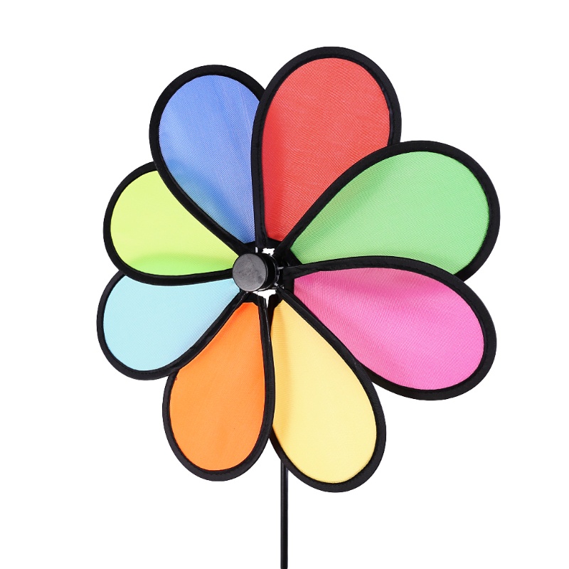 Chong Chóng Xoay 8 Cánh Trang Trí Sân Vườn Cho Bé Spinner