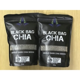 Combo 2 gói hạt chia đen 500g thương hiệu Black bag Úc hsd mới nhất