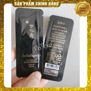 Combo 12 gói Serum nấm linh chi đen Timetreasure Honorstige Serum Sulwhasoo