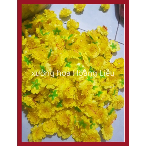 Hoa mai đào rời decor nhà cửa, hoa đào mai trang trí tết