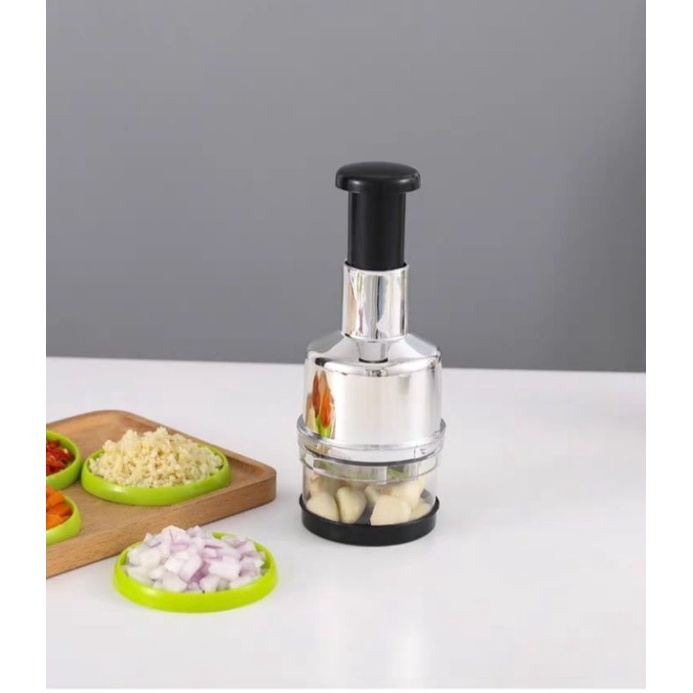 Máy Xay Tỏi, Ớt, Hành Ấn Tay Mini Tiện Lợi - Dụng cụ nhà bếp thông minh