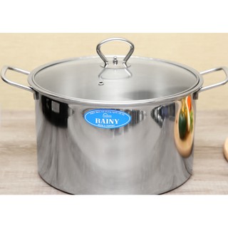 Nồi canh inox nắp kinh 26cm rainy rn-26tt1dk