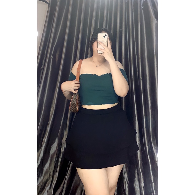 Áo thun trễ vai croptop Bigsize