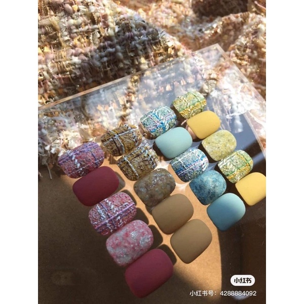 Nhũ rắc kẻ dạ, sét 6 hũ nhũ nail [Thanh Vy Nail]