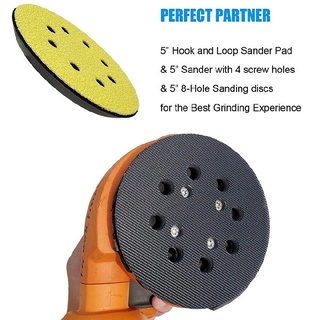 New 125mm Replacement Sanding Base Backing Pad 8-Hole Orbital Sander For Ryobi