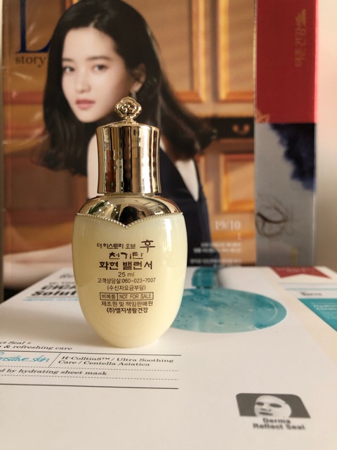 Nước hoa hồng và sữa dưỡng Tái Sinh Chống lão hóa/Cheongidan Radiant Rejuvenating Balancer Emulsion 25Ml