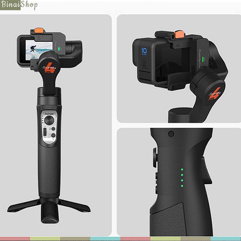 Hohem ISteady Pro 4 - Gimbal Cho GoPro Hero 12/11/10/9/8/7/6/5, Camera Action