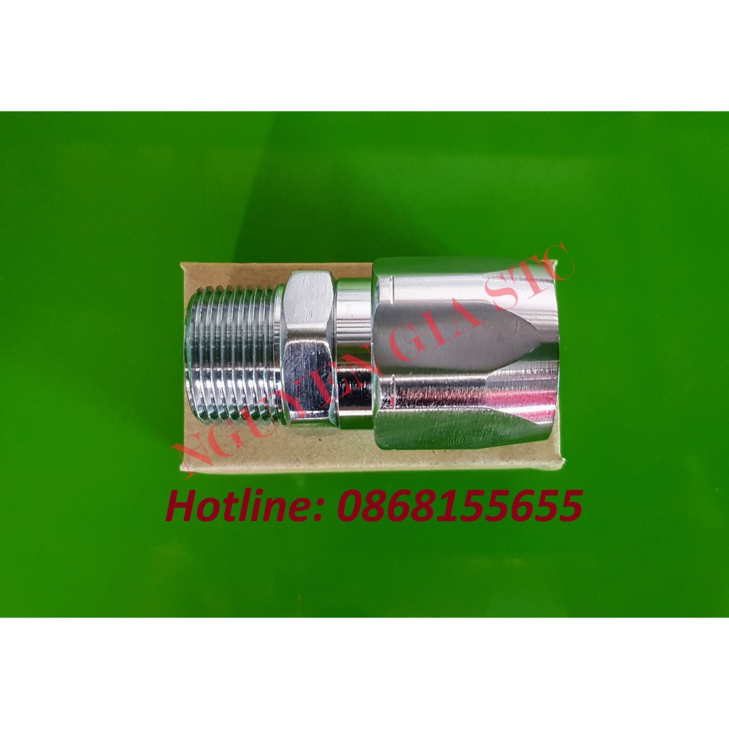 Đầu chết nối dây phi 27 lắp trong trụ bơm xăng dầu