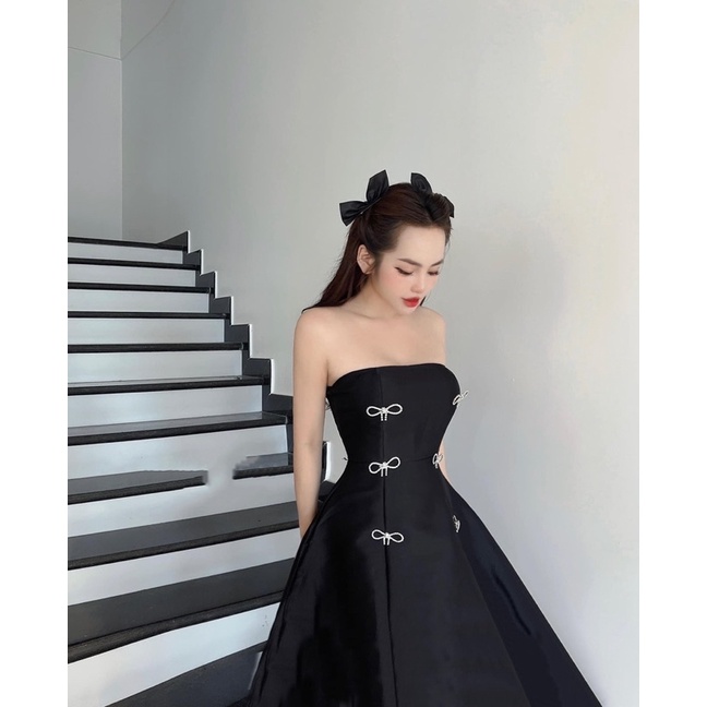 ĐẦM CÚP NGỰC ĐÍNH NƠ