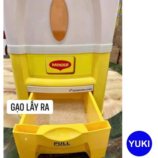 Thùng gạo Matsu 15kg Duy Tân - Màu ngẫu nhiên YUKI MISE Phân Phối Chính Hãng💯