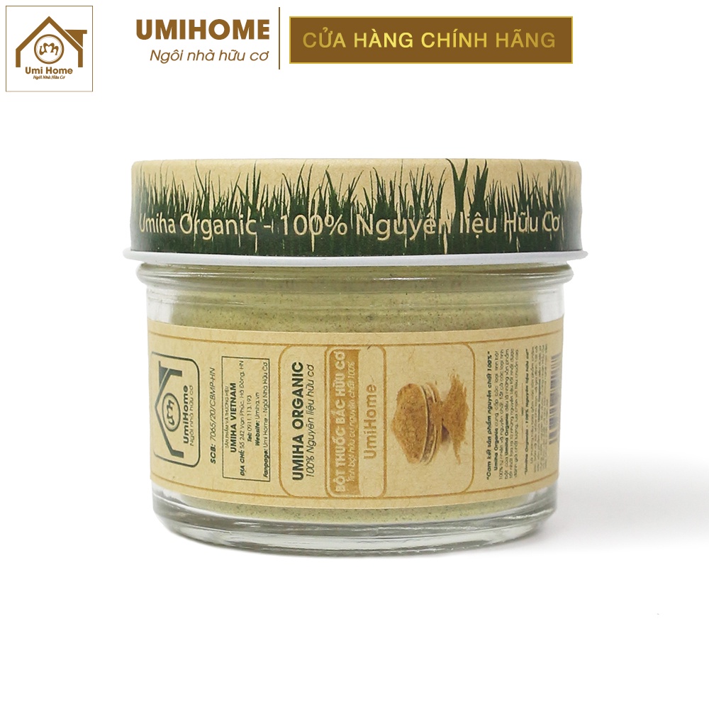 Bột Thảo Dược đắp mặt nạ 24 vị UMIHOME | Herbal Powder 100% Organic 135G