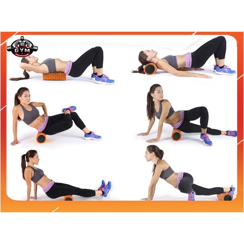 Con Lăn Foam Roller Massage, Dãn Cơ Tập Gym,Yoga Hàng Chuẩn 45cm tập tạ và yoga hàng chính hãng cao cấp,DC-90