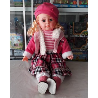 [Shopee giá rẻ] Búp bê Tây có nhạc (Búp bê vải loại to/loại nhỏ)