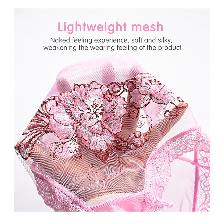 Quần lót bằng vải polyester lưng thấp không đường may dành cho nữ