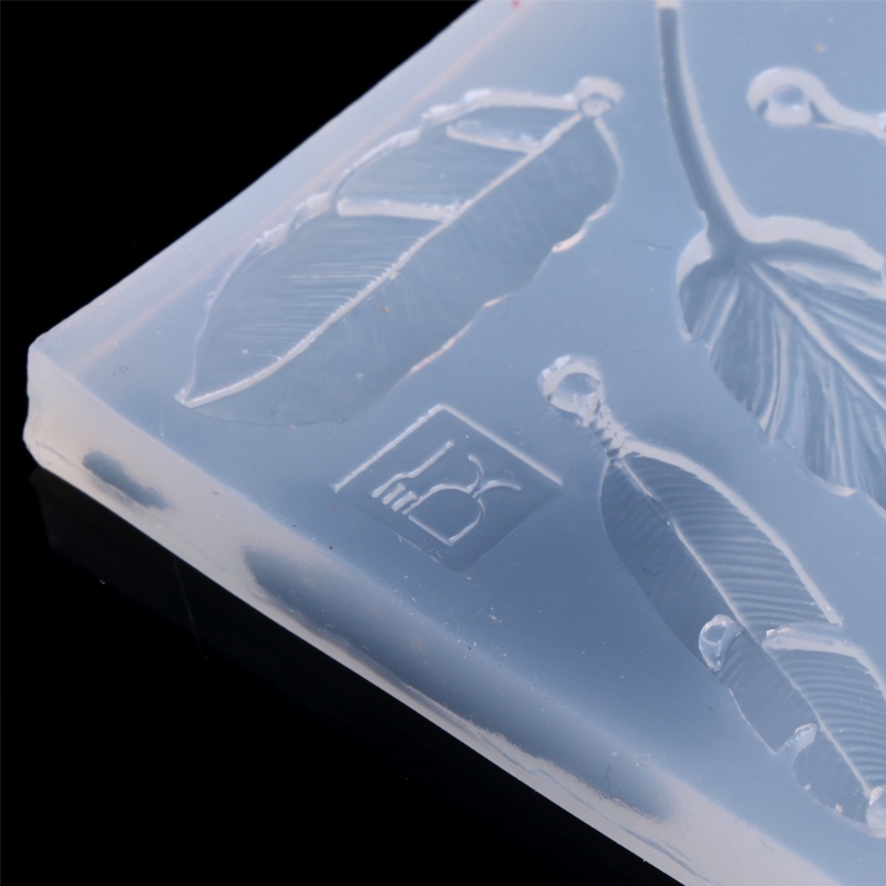 Khuôn silicone làm mặt trang sức hình lông vũ
