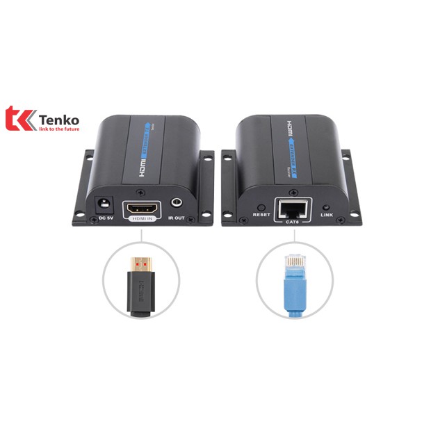 Bộ kéo dài HDMI bằng cáp mạng tới 60m LKV372A