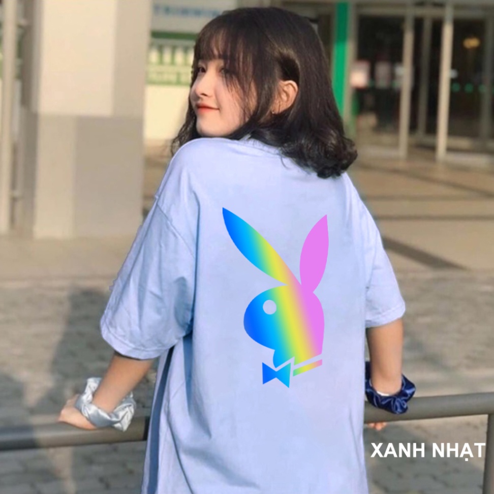 Áo Thun Phản Quang Thỏ Playboy [Cá Tính]