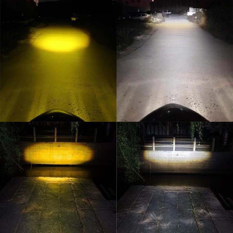 Bóng Đèn Pha LED P15D H6 PX15D Màu Vàng / Trắng (3000K / 6000K) Phích Cắm Và Chơi YK
