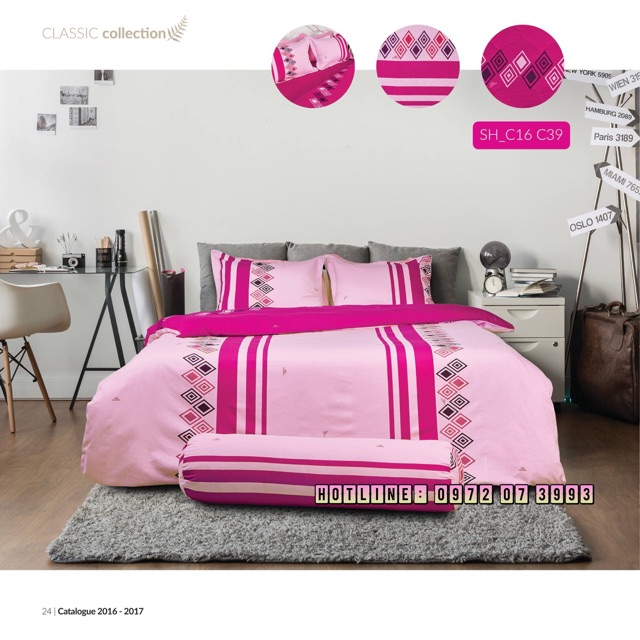 Bộ Chăn Ga Gối C16 C39