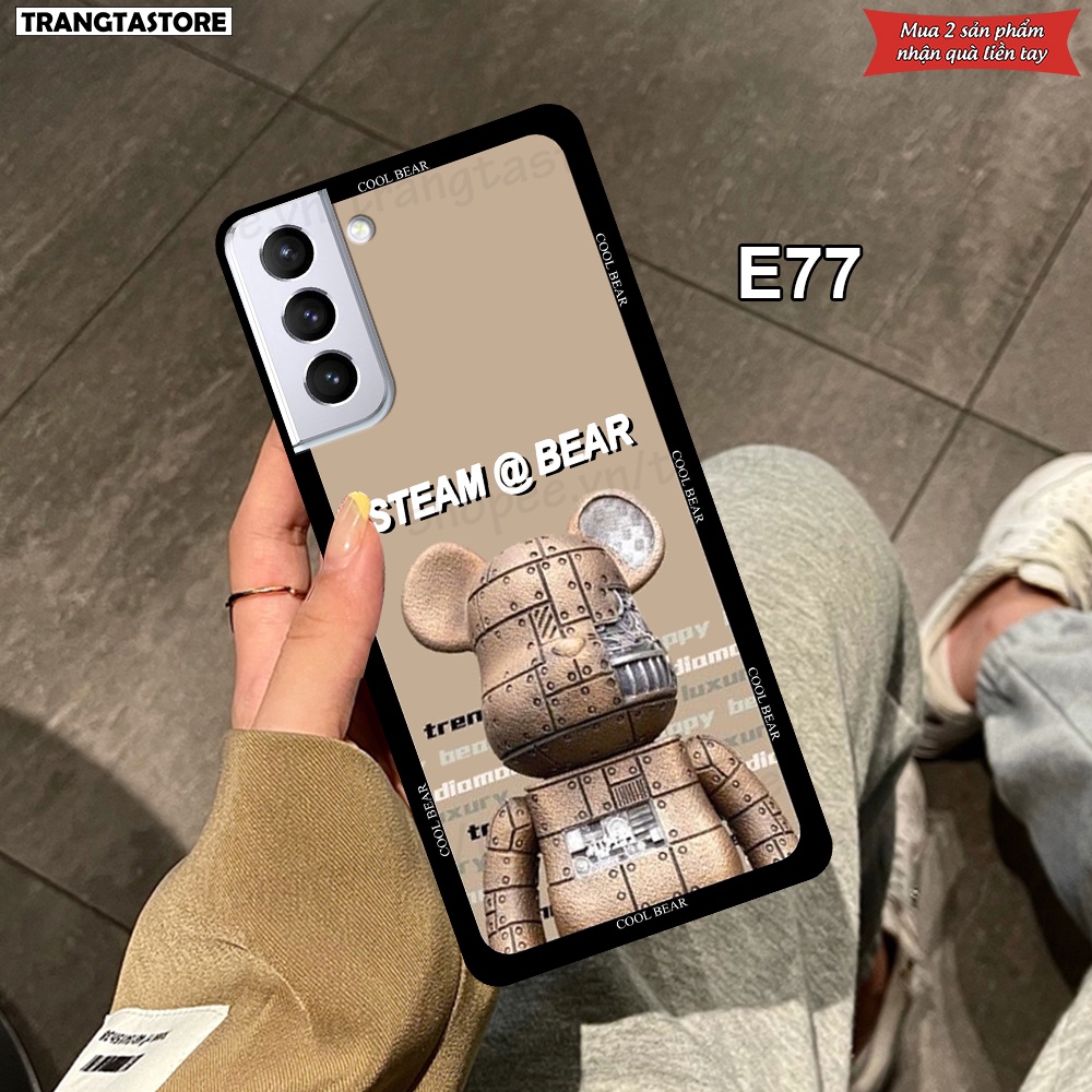 Ốp lưng Samsung S21 5G / S21 Plus 5G / S21+ 5G / S21 Ultra 5G / S21 FE 5G in hình gấu Bearbrick,Metal Style,Doremon siêu