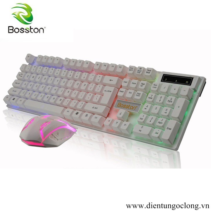 Combo Bàn Phím/ Chuột Có Dây Bosston 8310 Chuyên Game Chính Hãng