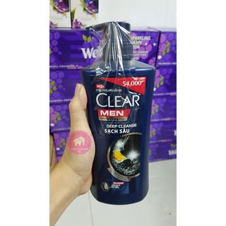 Dầu gội sạch gàu Clear Men Deep Cleanse sạch sâu 650g