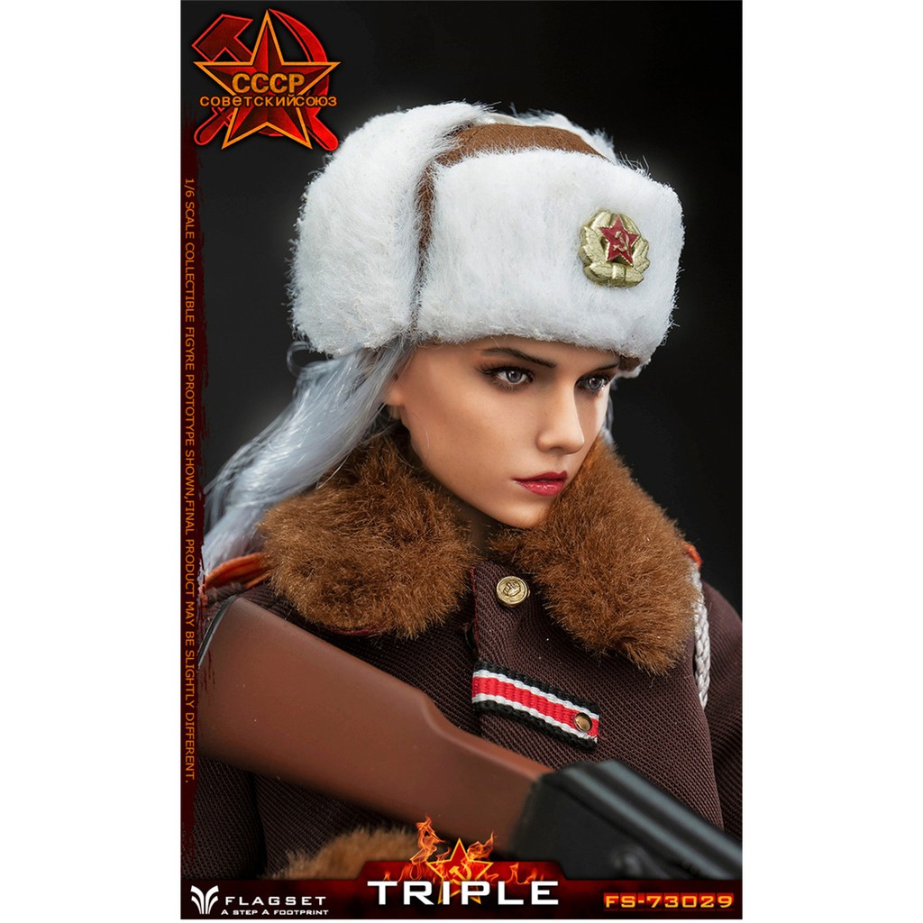 [Order] Mô hình lính nữ 1:6 FLAGSET 73029 Katyusha Red Alert Soviet